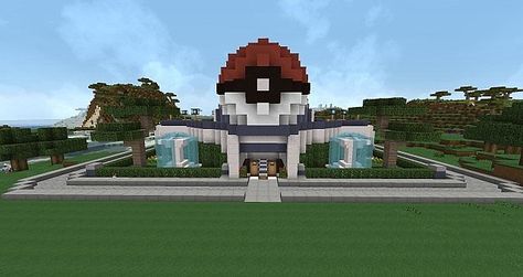 Minecraft Pixelmon House Ideas, Pixelmon House Ideas, Pixelmon House, Minecraft Pokemon House, Pokemon Minecraft Builds, Pokemon Buildings, Minecraft Pokemon Builds, Minecraft Laboratory Ideas, Pokémon Minecraft