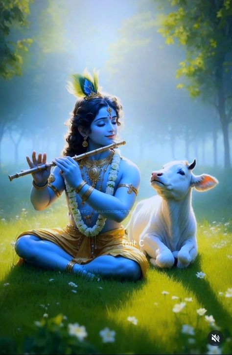 Shri Radhe, Shree Krishna Wallpapers, Vedic Mantras, Little Krishna, Lord Krishna Hd Wallpaper, Lord Vishnu Wallpapers, Vedic Art, Hinduism Art, Goddess Artwork