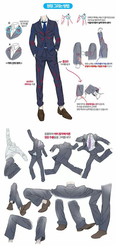 Suit Drawing, Different Poses, Drawing Anime Clothes, Digital Painting Tutorials, Anime Drawings Tutorials, Drawing Clothes, Drawing Skills, Art Poses, Drawing Tutorials