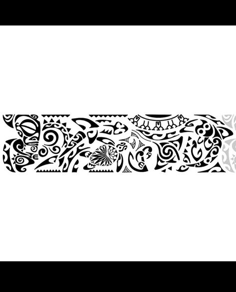 Polynesian Band Tattoo Designs, Maori Bracelet Tattoo, Pisces Tattoo Designs, Polynesian Tattoos Women, Half Sleeve Tattoos Drawings, Card Tattoo Designs, Armband Tattoos, Word Tattoo, Forearm Band Tattoos