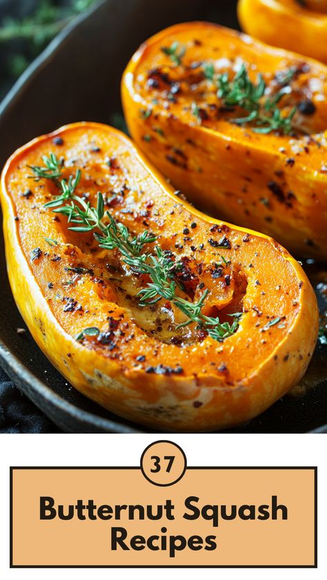 A collection of butternut squash recipes including soups, casseroles, and more, perfect for adding nutritious and flavorful dishes to any meal. Recipes Using Butternut Squash, Fall Munchies, Squash Sides, Easy Butternut Squash Recipes, Butter Squash Recipe, Squash Recipes Roasted, Vegetable Dinner Recipes, Peel And Stick Brick, Butternut Squash Recipes Healthy