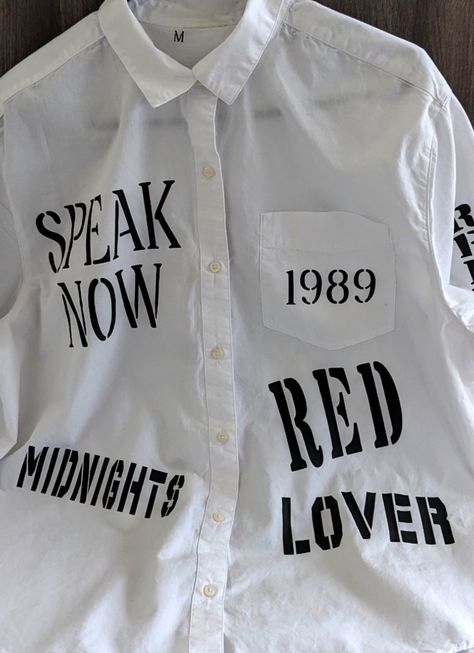 Taylor Swift Ama, Oversized Dress Shirt, Swiftie Gifts, Dress Shirt Style, Taylor Swift Costume, Era Tour, Taylor Swift Merch, Taylor Swift Dress, Taylor Swift Inspired