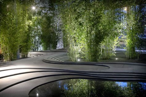 Kengo Kuma: Naturescape Modern Japanese Architecture, Terrasse Design, Kengo Kuma, Japanese Architect, Bamboo Garden, Have Inspiration, Japanese Architecture, Modern Landscaping, Zen Garden