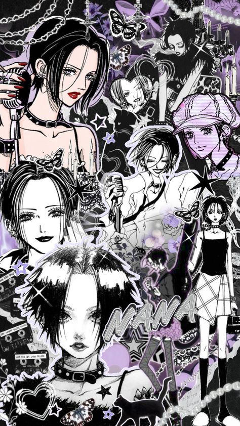 🪷⋆˚.NANA ‧₊˚ Nana Wallpaper, Telegram Themes, Alternative Boy, Nana Manga, Attention Seekers, Nana Osaki, Dark Paradise, Iphone Wallpaper Themes, Cute Wallpaper Backgrounds