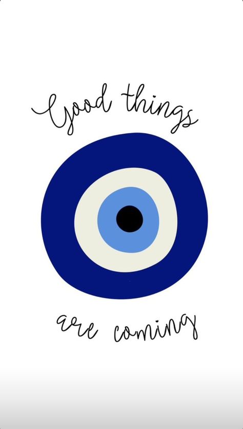 Blue Aesthetic Thoughts, Evil Eye Poster Aesthetic, Evil Eye Aesthetic Wallpaper, Evil Eye Aesthetic, Evil Eye Quotes, Evil Eye Poster, Plain Wallpaper Iphone, Evil Eye Art, Positive Quotes Wallpaper