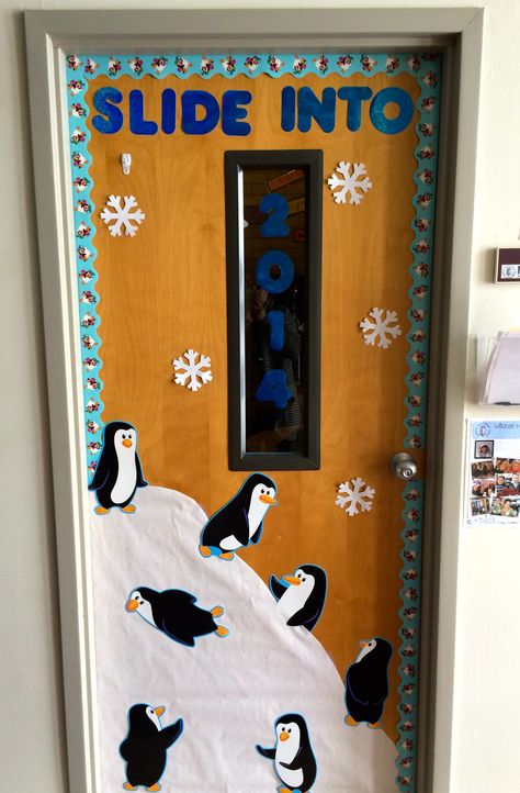 Winter Door Designs Classroom, Winter Door Decorations Classroom, Elf Themed Christmas Party, Winter Classroom Door, Classroom Holiday Crafts, Winter Door Decor, Winter Classroom Decorations, Winter Classroom Activities, Door Decorations Classroom Christmas