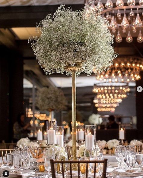 Classic Wedding Centerpieces, Reception Theme, Centrepiece Ideas, Wedding Hall Decorations, Classic Elegant Wedding, Wedding Floral Centerpieces, Country Weddings, Wedding Decor Elegant, Rustic Country Wedding