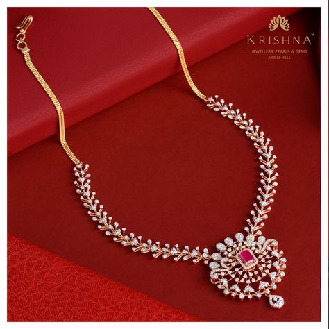 diamond Necklace
buy diamond Necklace online
shop diamond Necklace at Krishna Jewellers Diamond Necklace Set Simple, Necklace Set Simple, Diamond Ruby Necklace, Exquisite Diamond Necklace, Diamond Necklace Simple, Beautiful Diamond Earrings, Temple Jewelry Necklace, Gold Jewelry Outfits, Choker Necklace Designs