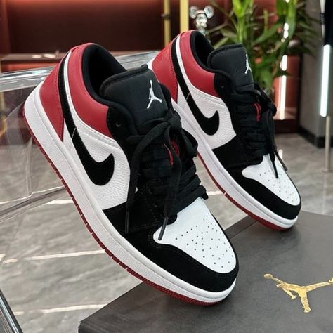 Air Jordan 1 Low cut retro basketball men's shoes Air Jordan 1 Low Cut, Jordan 1 Low Cut, Red Black Style, Retro Basketball, Jordan Red, Air Jordan 1 Low, Jordan 1 Low, Jordans For Men, Air Jordan 1