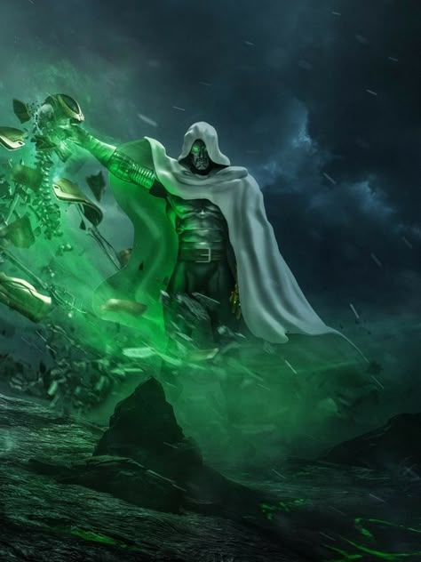 Dr Doom Fan Art, Doctor Doom Aesthetic, Dr Doom Pfp, Doctor Doom Wallpaper, Dr Doom Wallpaper, Doctor Doom Art, Anime Jesus, Doctor Doom Marvel, Red Hood Comic