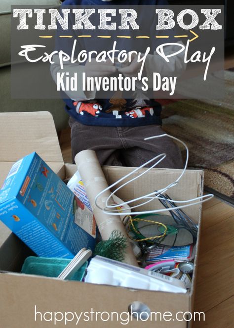 Tinker Box, Invention Convention, Middle School Science Experiments, Ideas For Preschoolers, Natural Play, Science Notebooks, Rainy Day Fun, Interactive Science Notebook, Brownie Girl Scouts