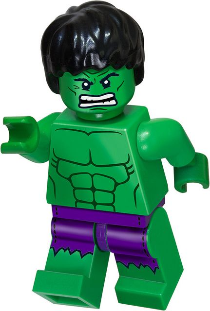 "I have a secret, I'm always angry" Lego Hulk, Lego Learning, Hulk Party, Lego People, Lego Marvel Super Heroes, Avengers Party, Hulk Avengers, Lego Minifigs, Lego Super Heroes