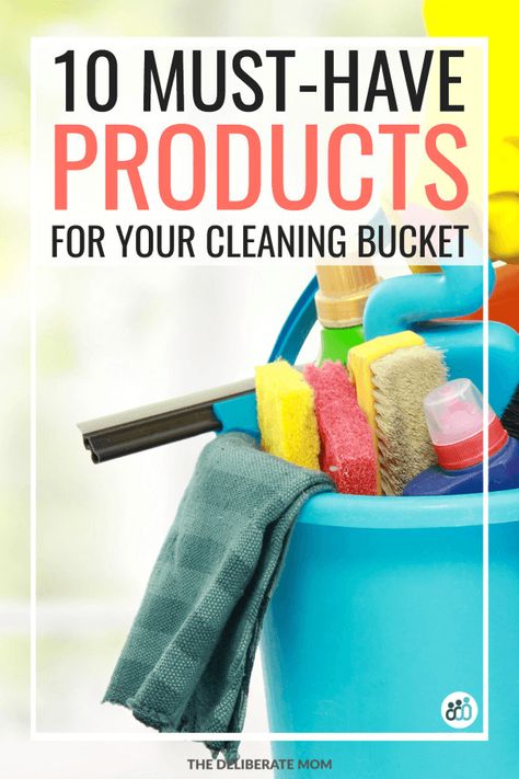 Cleaning your house? I always keep a bucket filled with my absolutely FAVOURITE cleaning supplies! These are my top 10 house cleaning items. #cleaningsupplies #homemaking Cleaning Bucket Supplies, House Cleaning Starter Kit, Best Cleaning Supplies Home, House Cleaning Materials, Cleaning Supplies For Housekeeper, Cleaning Lady Hacks, Cleaning Supplies For New Home, Cleaning Bucket Ideas, Minimal Cleaning Supplies