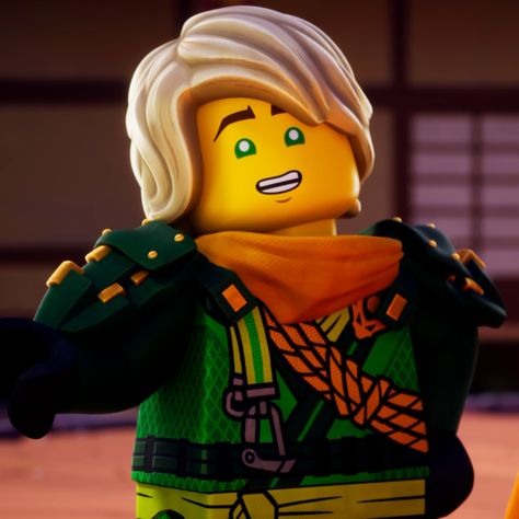 Ninjago: Dragons Rising S2E12 - Enter the City of Temples | tags: lloyd ninjago, icon pfp Ninjago Lloyd, Lego, Green