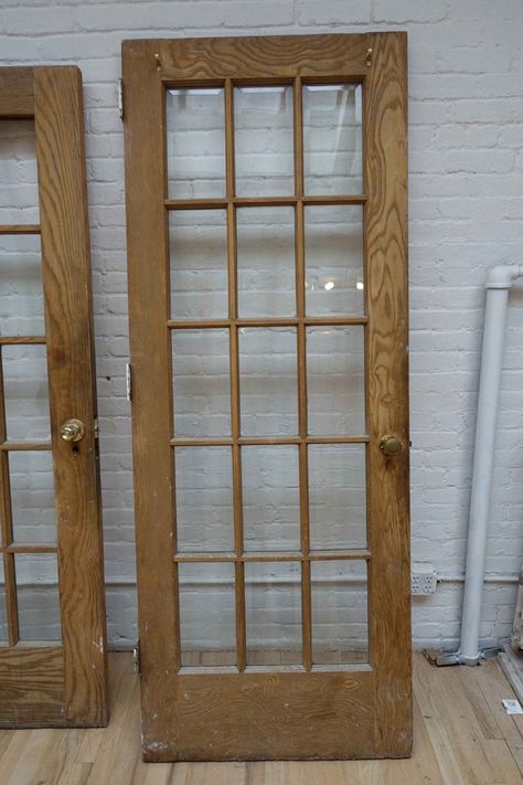 31 7/8 x 83 Antique French door Beveled Glass by HandygirlStudio on Etsy https://www.etsy.com/listing/478944986/31-78-x-83-antique-french-door-beveled Antique French Door, Nkotb Cruise, Beveled Glass Doors, Antique French Doors, Antique Door Knobs, Wooden Main Door, Door Design Images, Glass French Doors, Bed Wood