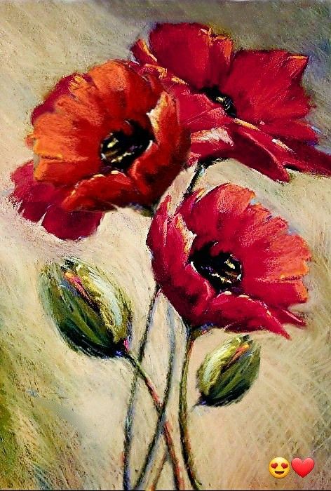 Dot Art On Canvas, Mini Canvas Painting Ideas, Red Poppy Painting, Poppy Flower Painting, Step By Step Acrylic Painting, Painting On Canvas For Beginners, Linda Smith, Mandala Dot Art, Canvas For Beginners