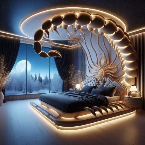 Crazy Bedroom Ideas, Unusual Beds, Crazy Furniture, Weird Furniture, Amazing Bedroom Designs, Dressing Room Decor, Contemporary Loft, Ram Image, Fantasy Furniture