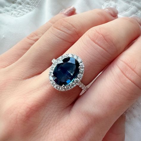 Timeless elegance that never goes out of style!💎Introducing our stunning classic 3.92ct sapphire 💙 and diamond halo ring - a true heirloom piece that will captivate hearts for generations to come ✨ . #johnnyjewelry. . . #ClassicJewelry #TimelessStyle #SapphireObsession #DiamondDreams #LuxuryAccessories #JewelryAddict #GemstoneGlow #FineJewelry #InstaGlamour #styleicon #princessdiana #handmadejewelry #sustainablejewelry #familyheirloom #newpiece #classicneverdie #sapphirering #somethingblue Diamond Halo Ring, Halo Diamond Ring, Sustainable Jewelry, Classic Jewelry, Halo Ring, Halo Rings, Diamond Halo, Something Blue, Luxury Accessories