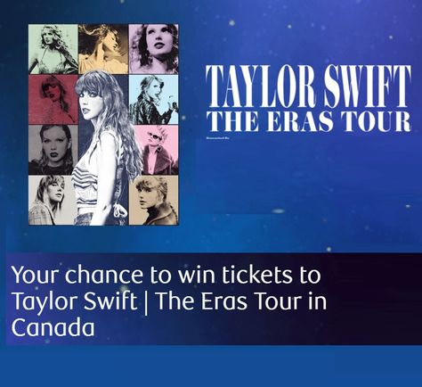 🎉Contest ALERT🎉    Win tickets to Taylor Swift The Eras Tour, includes flights and hotel   here 👉👉   https://www.contestscoop.com/avion-rewards-contest/     Good luck!~ 🍀   #contestscoop #CAN🇨🇦 #sweepstake #giveaway #canadacontest #canadiangiveaway   see more at  👉 ContestScoop .com Eras Tour Giveaway, Taylor Swift Eras Tour Tickets, Taylor Swift Tickets, Cash Gift Card, Online Contest, Win Tickets, Win Cash Prizes, Online Sweepstakes, Taylor Swift Stuff