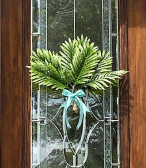 Palm Leaf Wreath, Palm Cross, Palm Branch, Palm Fronds, Easter Religious, Wreath Hanger, Palm Sunday, Leaf Wreath, Jute Twine