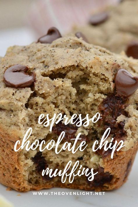 Chocolate Chip Muffins Gluten Free, Easy Espresso, Coffee Muffins, Muffins Gluten Free, Linzer Cookies, Gluten Free Chocolate Chip, Gluten And Dairy Free, Muffin Bread, Homemade Muffins