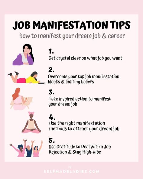 Manifest A Job, Career Manifestation, Job Manifestation, Job Rejection, Career Affirmations, What Is Manifestation, Manifesting Dreams, Jobs For Teens, Spiritual Manifestation