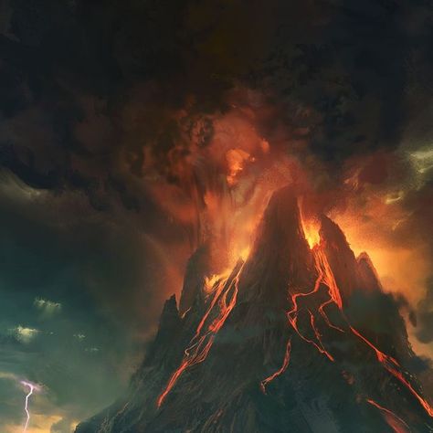 Mount Doom Lord Of The Rings, Lotr Cities, Lotr Landscapes, General Tattoo, Alex Tattoo, Mount Doom, Quantum Entanglement, Have A Great Weekend, Landscape Nature