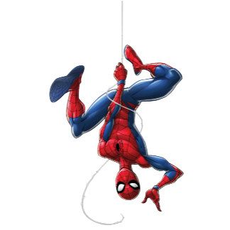 Spider-Man | Hanging Upside-Down From Web Spiderman Upside Down, Marvel Tribute, Spider Man Animated Series, Spiderman Poses, Spiderman Birthday Party Decorations, Spiderman Painting, Spiderman Images, Spiderman Cake Topper, Spiderman Cartoon