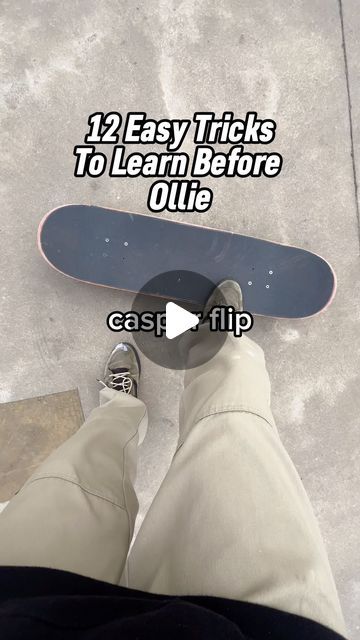 datboyulike • skateboarding on Instagram: "Tricks to learn before ollie! every trick can be learned by beginner skaters or more advanced skaters🛹🫶  #skateboardingisnotacrime #skatelifestyle #skateboardinglife" Skateboard Vibes Aesthetic, Ollie Skateboard, Skater Boy Drawing, Skateboard Tricks For Beginners, Skateboard Tricks, Skateboard Decor Ideas, Aesthetic Skateboard, Skateboarding Tricks, Skateboard Design