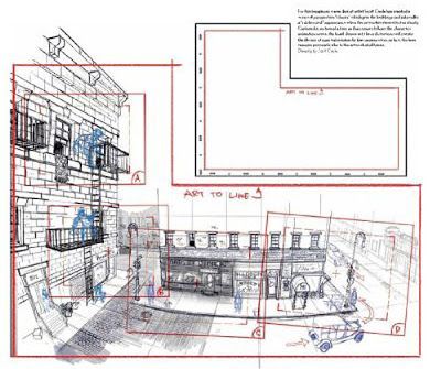 A “Must-have” book – Setting the Scene : The Art and Evolution of Animation Layout Animation Notes, 2d Animation Background, Ghibli Layout, Camera Layout, Layout Animation, Animation Layout, Hand Drawn Animation, Drawing Method, Panning Shot