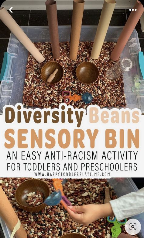 Beans Sensory Bin, Harmony Day Activities, Naidoc Week Activities, Diversity Activities, Multicultural Activities, Diversity In The Classroom, Harmony Day, Sensory Activities Toddlers, Toddler Sensory