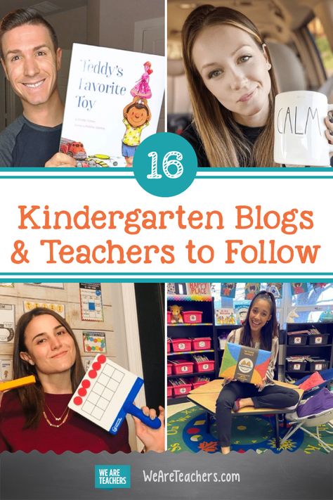 16 Awesome Kindergarten Blogs and Teachers to Follow. We've put together a list of the best kindergarten blogs and teachers to follow for inspiration and ideas on everything from culture to fashion. #kindergarten #schoolculture #careertips #professionallearning #education #teaching #teacherlife Kindergarten Blogs, Classroom Prep, Teacher Career, Kindergarten Special Education, Blogs To Follow, Kindergarten Smorgasboard, Miss Kindergarten, Social Stories Preschool, Teacher Wardrobe