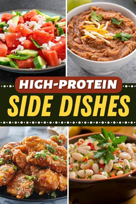 Delicious and nutritious, these high-protein side dishes will keep you full for longer. From paneer to cottage cheese, they're healthy and easy to make. High Protein Vegan Side Dish, High Protein Vegetable Side Dishes, Healthy Protein Side Dishes, High Protein Sides For Dinner, High Protein Vegetarian Side Dishes, Protein Sides For Lunch, Protein Sides For Dinner, Side Dishes High In Protein, Vegan Protein Side Dishes