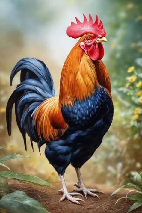 Pictures Of Chickens To Paint, Pictures Of Roosters, Rooster Pictures, Rooster Images, Farm Animal Paintings, Chicken Wallpaper, 10 Animals, Chicken Images, Wild Animal Wallpaper