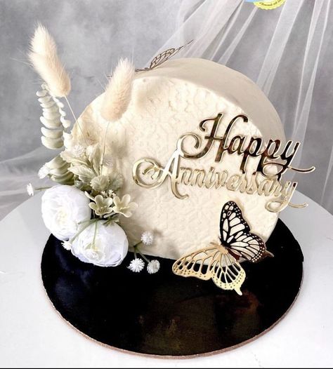 Anniversary Cake Half Kg, Half Kg Cake Design, Latest Cake Design, 26 Birthday Cake, Arch Cake, Birthday Cake For Women Simple, Marriage Anniversary Cake, Half Cake, Cake Bento