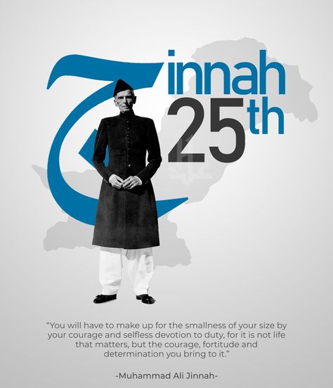 Jinnah's Birthday, officially known as Quaid-e-Azam Day; sometimes as Quaid Day, is a public holiday of Pakistan observed annually on 25 December #BANNER #JINNAH #POSTER #QUAID-E-AZAM Qaid E Azam Quotes, Muhammad Ali Birthday, Quaid Day, 23 March Pakistan, Pakistan Defence, Quaid E Azam, Wallpaper Ramadhan, Dental Posts, History Of Pakistan