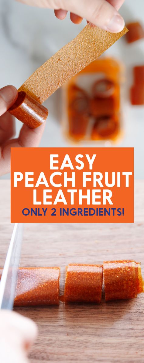 Lexi's Clean Kitchen | Peach Fruit Leather Peach Fruit Leather Recipe Dehydrator, Peach Snacks, Peach Products, Picking Peaches, Healthy Peach Recipes, Fruit Leathers, Clean Fruit, Rethink Your Drink, Homemade Fruit Leather