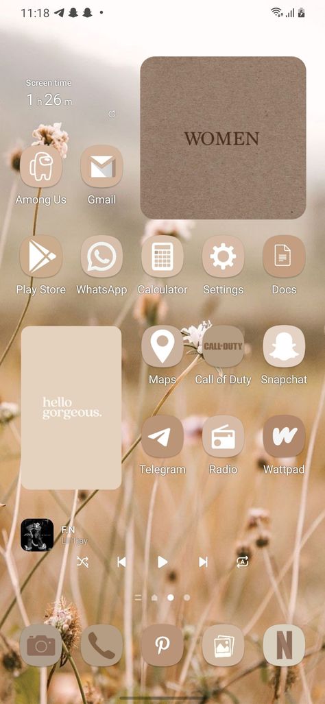 Aesthetic Beige Homescreen, Lemonee Life, Beige Homescreen, Hello Gorgeous, Screen Time, Snapchat, Ipad, Wattpad, Screen