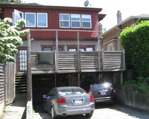 carport under deck by basement - Google Search Pergola Decorations, Under Deck, Pergola Plans Design, Basement Entrance, Pergola Carport, Outdoor Glider, Adirondack Furniture, Carport Garage, Carport Designs