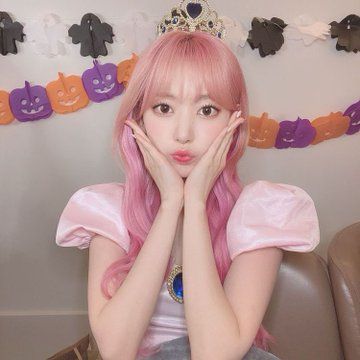 Izone Icons, Sakura Izone, Iz One Sakura, Izone Sakura, Sakura Miyawaki, Miyawaki Sakura, Forever Girl, Halloween Icons, First Halloween