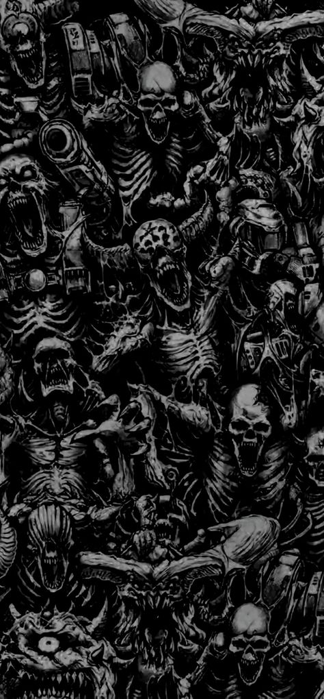 Skull Dark Wallpaper, Lock Screen Wallpaper Creepy, Creepy Backgrounds Wallpapers, Black And Grey Iphone Wallpaper, Goth Apple Watch Wallpaper, Goth Black Wallpaper, Black Wallpaper For Men, Gothic Horror Wallpaper, Uncanny Wallpaper