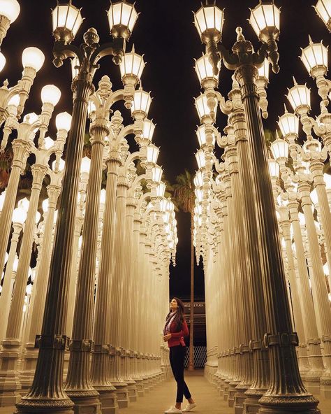 LA Bucket List 🌴 on Instagram: “Do nights at the Urban Light ever get old? ✨🤩 Tag a friend you want to visit LACMA with! - 📸:@the.dream.mapper” Lacma Urban Lights, Lacma Lights Photo Ideas, Lacma Lights, La Bucket List, Urban Lights, Urban Light, Museum Aesthetic, California Destinations, Urban Lighting