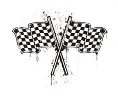 Racing Tattoos, Helmet Paint, Flag Tattoo, Car Tattoos, Clarksville Tn, Graffiti Wallpaper, Garage Art, Motorcycle Art, Checkered Flag