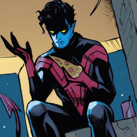 uncanny Spider-Man nightcrawler kurt wanger nightcrawler Spider-Man comic icon marvel comics x-men Kurt Wagner Comic Icons, Nightcrawler Spiderman, Nightcrawler Xmen Fanart, Kurt Wagner Icon, Kurt Wagner Comics, Kurt Wagner Fanart, Nightcrawler Pfp, Forge Xmen, Nightcrawler Icon