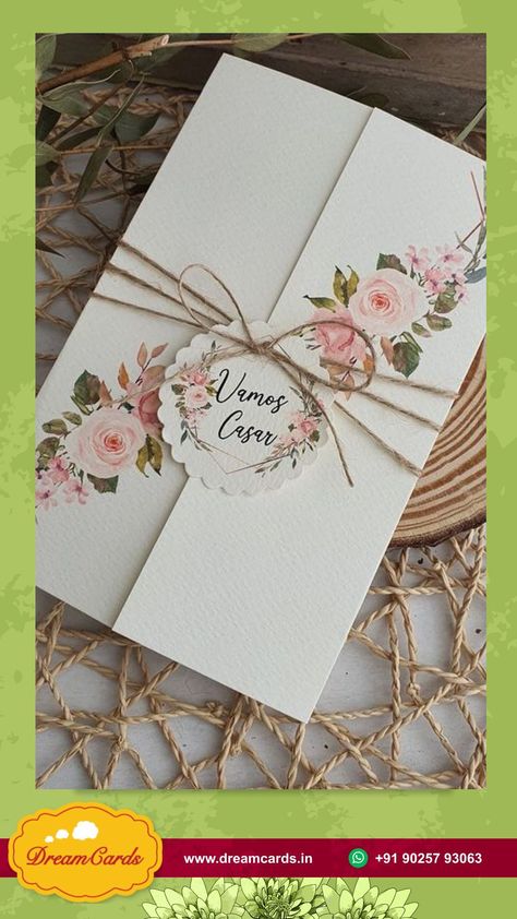 Unleash Your Creativity: Discover DreamCards' Vintage Blush Wedding, Luxury Wedding Card, Simple Wedding Invitation Card, Digital Wedding Card, Indian Hindu Wedding, Christian Wedding Invitations, Sunflower Wedding Decorations, Simple Wedding Cards, Traditional Henna