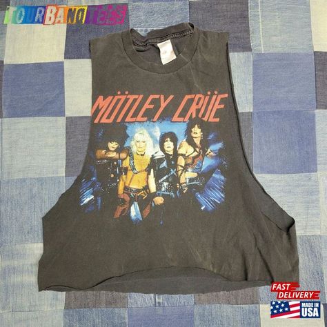 Motley Crue Tank Top, Motley Crue Shirt, Band Tank Tops, Motley Crüe, Top Band, Motley Crue, Mötley Crüe, Crop Tank Top, Band Tees