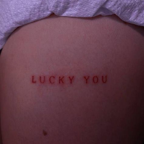 Tat Placement, Lucky Tattoo, Planet Tattoos, Cute Tats, Petite Tattoos, Never Be The Same, Romance Art, Piercings And Tattoos, Lucky You