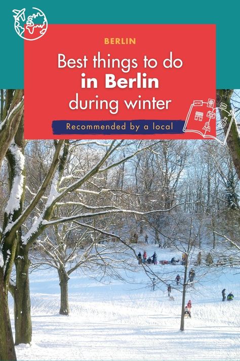 Make the most of your winter trip to Germany with this local's guide to the best things to do in Berlin in winter. ❄️🗺 Berlin In Winter, Germany In Winter, Things To Do In Berlin, Trip To Germany, Winter Trip, Winter City, Local Guide, Winter Travel, Berlin Germany