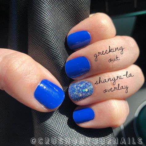 Greeking Out and Shangri-La overlay Color Street Funky Nail Designs, Nail Color Combos, Mixed Mani, Makeup Nails Designs, Ideas Nails, Summer Nails Colors, Nail Polish Designs, Simple Nail Designs, Shangri La