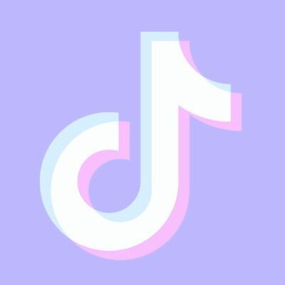 Lavender Tiktok Icon, Tik Tok Purple Icon, Purple Tiktok Logo, Aesthetic Tik Tok Pfp, Tiktok Icons Logo, Purple Tiktok, Tik Tok Aesthetic, Rainbow Wallpaper Backgrounds, Pastel Pink Icons:)